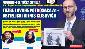 Brat i šogorica Joška Klisovića u tužbama i ovrhama protiv dužnika A1 Hrvatska