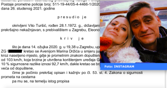 Presuđeno suprugu Jelene Veljače Viti Turšiću, dobio novčanu globu