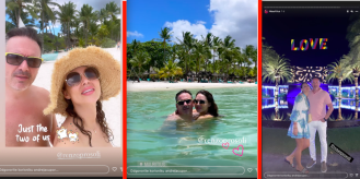 Bivša Miss Andrea Ćupor s partnerom Krešimirom Renzom Prosolijem i sinom iz braka s Ognjenom Vukojevićem uživala na najljepšoj plaži na Mauricijusu