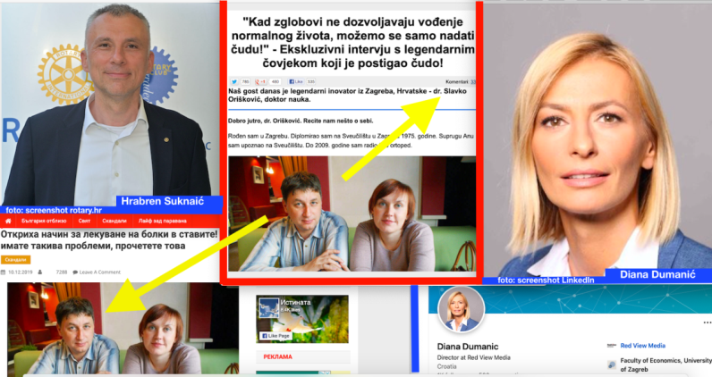 Čudesni lijek za artritis lažnog ZG doktora Slavka Oriškovića a u režiji bivšeg Google direktora za Hrvatsku i regiju Hrabrena Suknaića te moćne Diane Dumanić