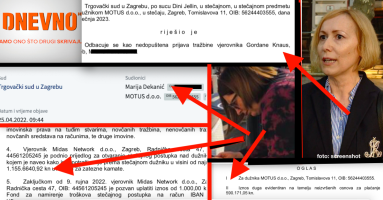 Zamjenici ravnatelja Uskoka Gordani Knaus gazdarica dnevno.hr ostala dužna lovu u stečaju Motusa koji je u ambis povukao i 1.155.6640,92 kn potraživanja Midas Networka te još 590.000 kn duga drugima