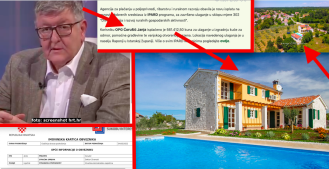 HDZ-ov ravnatelj Ante Ćorušić sakrio u imovinskoj kartici istarsku vilu na koju je njegova supruga dobila bespovratnih 561.412,50 kn iz EU programa, kredit preko HBOR-a i koju rentaju za 2.728 € tjedno