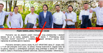 Nakon stranke Za grad i Saveza komunista Hrvatske okrivljen i Sinčićev Ključ Hrvatske, prijeti im novčana globa zbog prekršaja iz Zakona o financiranju političkih stranaka