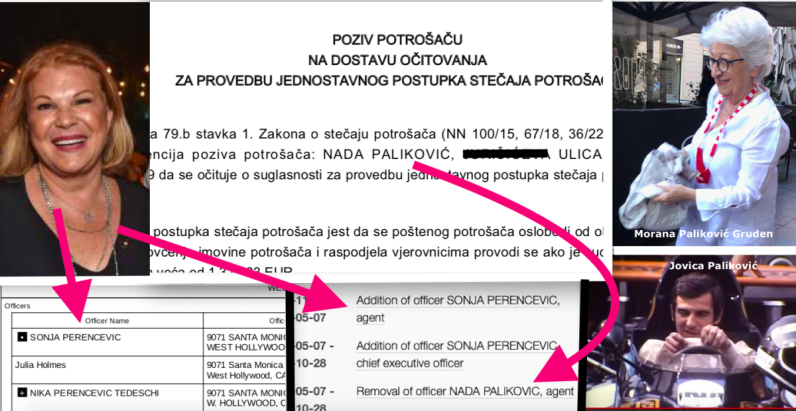 Desnoj ruci punice Emila Tedeschija, čiji je muž zbog Putina pod sankcijama, prijeti osobni bankrot; isto je prošao i njen muž, bivši as Jovica Paliković, brat Morane Paliković Gruden