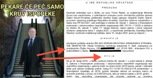 Prvi put osuđen Željko Kerum, pao zbog prekršaja kojeg bi se posramio čak i diletant, presuda pokazuje da stranku vodi šlampavo kao što je i Kerum koji skončava u stečaju