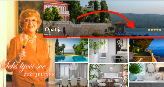 U luksuznoj opatijskoj vili Žuži Jelinek noćenje košta od 1.600 € pa naviše, pogledajte raskoš oko koje se sudski bore njezin sin i kći koja je brata optuživala za trovanje 96-godišnje majke