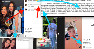 Atraktivna Ukrajinka, udovica Vukovarca i člana najvećeg splitskog krim klana, na Instagramu objavljuje slike pokojnog muža kao da je živ te slike s ex-Miss Hrvatske