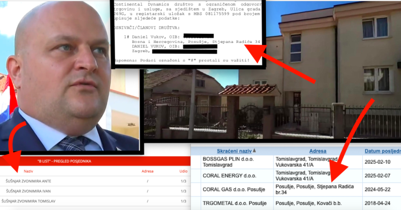 Hercegovačka vila ministra gospodarstva 10 godina bila adresa plinskog magnata iz srca Zagreba koji je demantirao da je Super Silvi napravio dijete, Šušnjar skriva vezu s njim