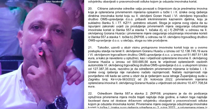 Zamrznuta impresivna imovina okrivljenika iz plinske pljačke stoljeća u INI, terete ga za pljačku 12.138.745,19 €, ne možete zamisliti što mu je sve blokirano