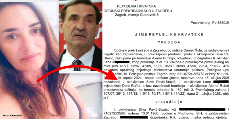 Supruga bivšeg SDP-ovog zastupnika oslobođena policijske optužbe za kršenje javnog reda i mira, svađa u maksimirskom Vidikovcu počelo je banalno zbog bebe
