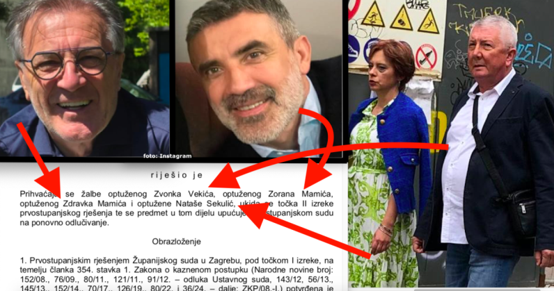 Prihvaćene žalbe Zdravka i Zorana Mamića, bivšeg osječkog suca i njegove drage kojima je Maminjo plaćao Dubai, ponovno će odlučivati hoće li tražiti izručenje iz BiH