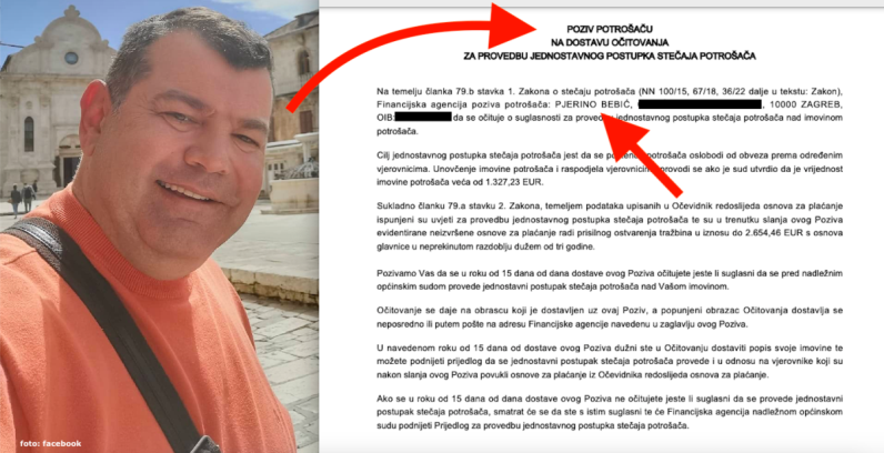 Bivšem hvarskom gradonačelniku prijeti bankrot, blokiran je 10 godina i grca u dugovima, Pjerino Bebić prolazi agoniju nakon uspona s Dicom s pjace