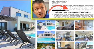 Luksuzna istarska vila s bazenom nikla na oranici slavnog nogometnog trenera, tek mu izdana izmjena građevinske ali Elvis Scoria već profitira preko Bookinga