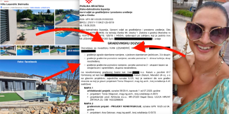 Muž Ivane Lesandrić dobio građevinsku dozvolu za bespravnu vilu s bazenom zbog koje ga je USKOK uhitio, nema rušenja luksuznog objekta koji rentaju