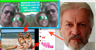 TAJNA Nives CELZIUS: Otac njene sestre, Anđelko iz Zagreba, ponosno objavio kako grli najljepšu djevojku na svijetu - svoju kćer i nosi najskuplji nakit - ruke svoga djeteta