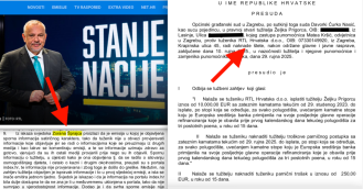 Bivši HDZ-ov načelnik izgubio spor protiv RTL-a, tužio jer je Šprajc u Stanju nacije objavio da je silovao 8-godišnju curicu, a on osuđen za silovanje 36-godišnjakinje
