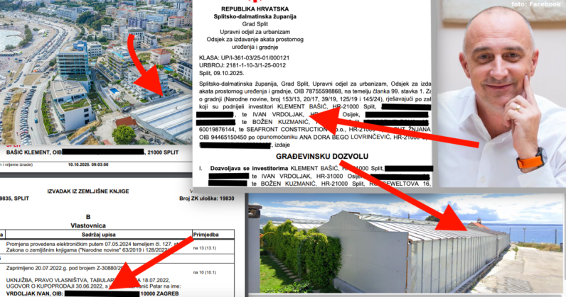 Bivši ministar Vrdoljak dobio dozvolu za još jednu zgradu na top lokaciji na Žnjanu, odmah do crkvice, osim Klementa Bašića ima i nove ortake