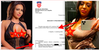 Hrvatska bivša zečica Zrinka, zvijezda filmova za odrasle, pravomoćno osuđena za smrtne prijetnje Zagrepčaninu unatoč obrani poznate odvjetnice koja je dobila pa izgubila spor protiv Željke Markić