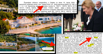 Za 55 milijuna € prodaje se luksuzni kompleks na Šipanu u kojem je Kolinda uživala, gazda je Putinov maser zbog kojeg prijeti zatvor bivšoj ZG gradonačelnici