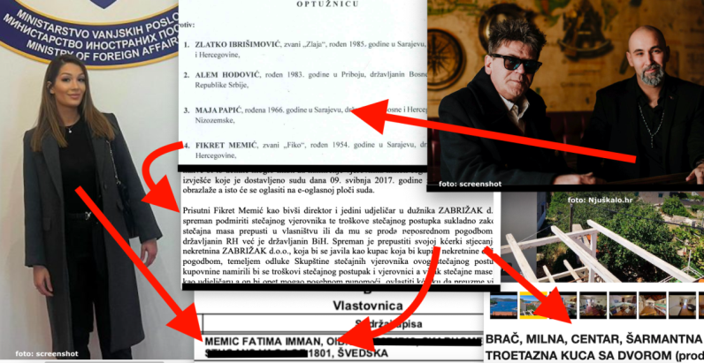 Kuću na Braču prodaje uzdanica BiH diplomacije nakon što su joj tatu optužili za pranje love narko bossa Tita, sude mu s udovicom tvorca albuma Crvene jabuke