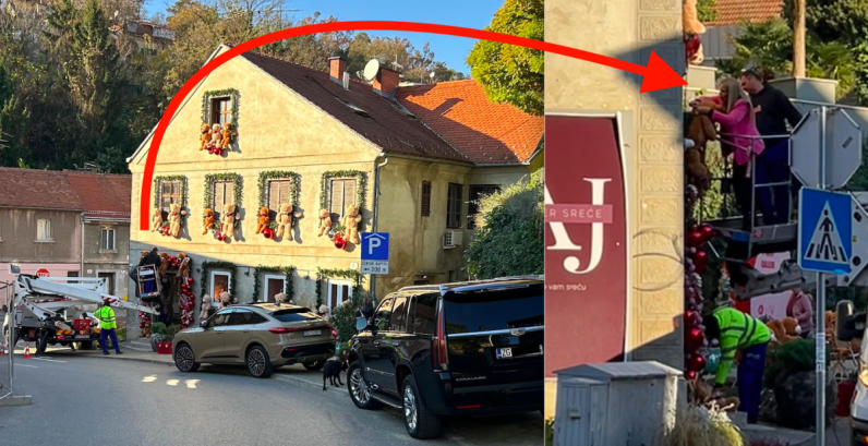 Iva Todorić dan nakon očevog bankrota stala na kran zbog plišanih XXL medvjedića i zakrčila promet u srcu Zagrebu da stvori Božićnu čaroliju prije groznice