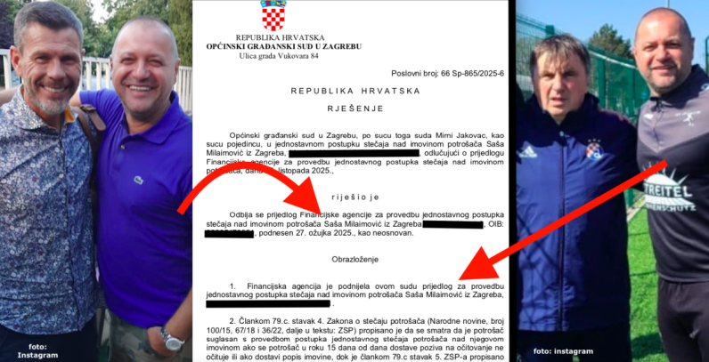 Bivši hrvatski nogometni reprezentativac završio na sudu zbog bankrota, dužničke nevolje mučile se i Belina, Bračuna, Kranjčarove i Lamzine nasljednike.... 