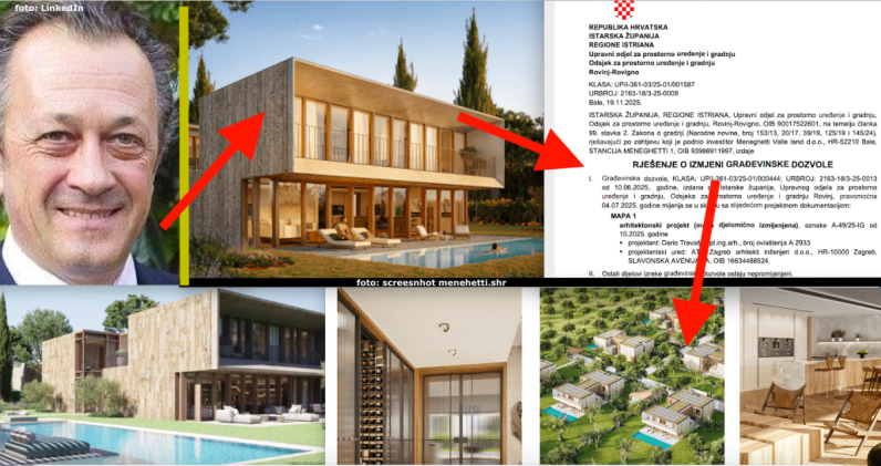 Bogati ZG odvjetnik bio je pred bankrotom a sad gradi Valleland, kompleks luksuznih vila s bazenima u Istri planirao je dovršiti 2025. ali kasni s realizacijom