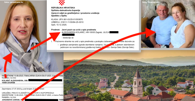 Bivša Vladina glasnogovornica gradi vilu na Šolti, parcelu kupila s partnerom s kojim ima P.R. agenciju, s Milanovićem se više ne svađa otkako ulaže u kvadrate