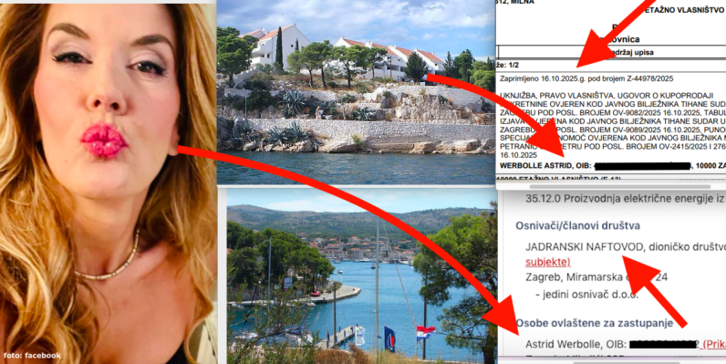 Bivša novinarka Storyja postala direktorica tvrtke kćeri državnog Janafa pa ekspresno uknjižila apartman u Milni na Braču po pola s moćnim plinskim direktorom 