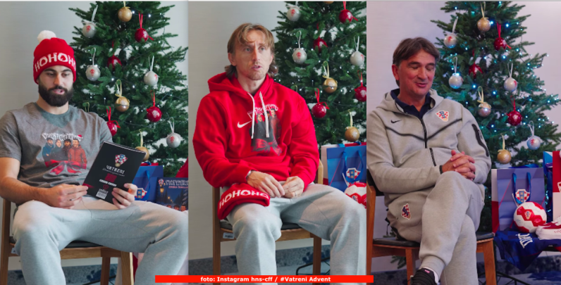 Gvardiol bio glavna faca na Badnjak na ZG špici, prethodno je u HNS-ovom Adventskom kalendaru s Dalićem i Modrićem istaknuo emocionalnu a ne materijalnu stranu darova