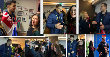 Brončani zaplesali Linđo na partyju nakon Thompsona, u Gradskoj kavani okupirale su ih dame svih godina željne poziranja