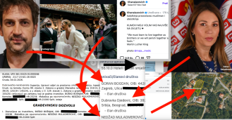 ZG firma Gorana Bogdana, srbijanske ministarke i člana benda 'Letu štuke' projektirala vilu s bazenom kraj tvornice vode brata Dubravka Šuice u Konavlima