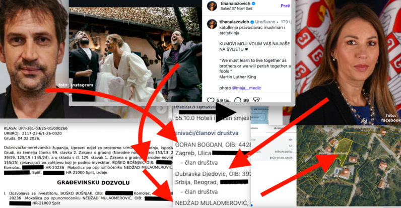 U blizini tvornice vode brata Dubravke Šuice vilu s bazenom projektirao partner Gorana Bogdana i srbijanske ministarke, član benda 'Letu štuke'