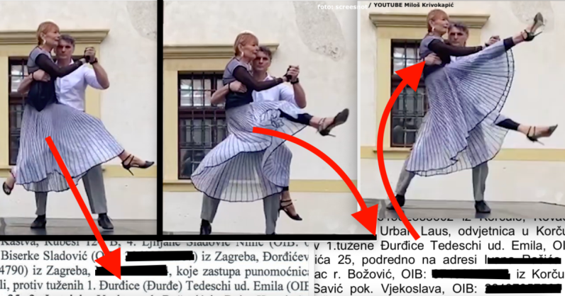 Mama Emila Tedeschija opet tužena zbog grunta, Đurđa Tedeschi spori se godinama s rodbinom zbog nasljedstva djeda Sladovića