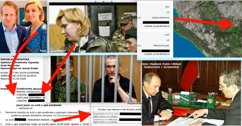 Vilu iznad Makarske gradi Ruskinja koja je odrobijala Gulag zbog Yukosa i ex-Putinovog oligarha pa ljutog protivnika Hodorkovskog