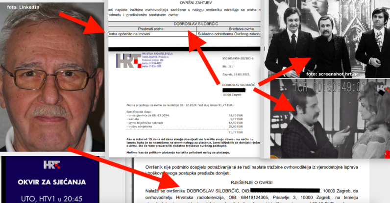 HRT traži ovrhu nad imovinom svoje bivše legende Dobroslava Silobrčića, tužili ga ZG sudu, a netom prikazali u 'Okviru za sjećanja'