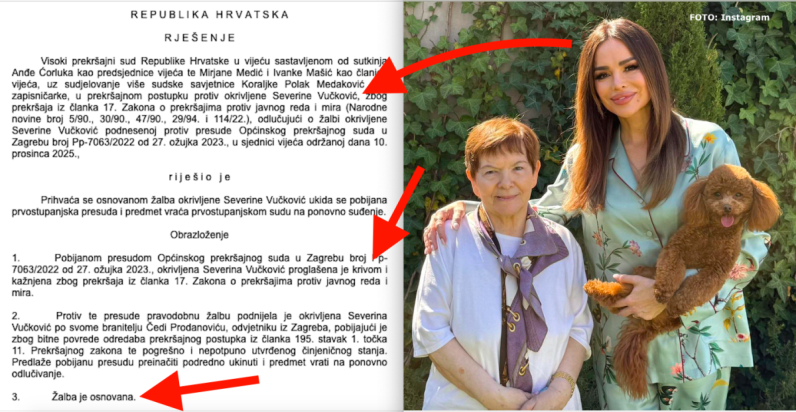 Severina uspjela sa žalbom, ponovno joj sudili za vrijeđanje socijalne radnice koja je tvrdila kako joj je pjevačica rekla: ''Je*em vam majku svima'