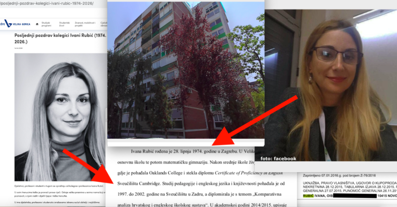 Profesorica Ivane Rubić koja je skočila s nebodera nakon što je usmrtila kćer imala je diplomu Cambridgea, kolege se oprostile