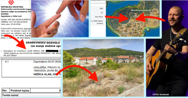 Pjevač Alan Hržica dobio dozvolu za zgradu na Korčuli nadomak ljekovite plaže gdje hrle zbog peloida, uz Božju potporu niknut će rezidencija za dušu i tijelu