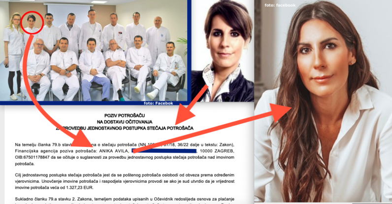 Bankrot prijeti lažnoj doktorici iz Vinogradske koja je kao 'Mesićeva kći' varala i htjela profit na tragediji Nore Šitum, prezivala se Šljokavica, De Vilera pa Avila