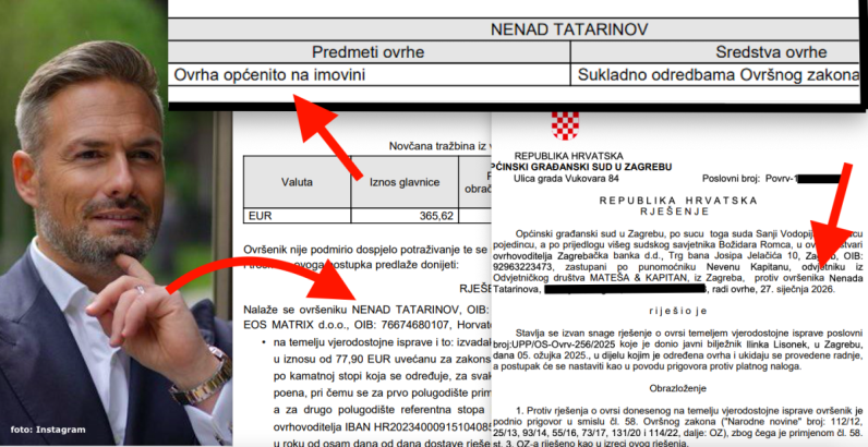 Bivši muž Maje Šuput odselio iz Zagreba u Peroj ali i tamo ga pronašla agencija za naplatu dugova, tek što se riješio ovrhe Zabe zaprijetio mu Eos Matrix