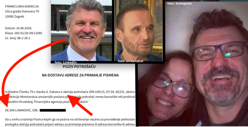 Zeta Ante Nobila zbog osobnog bankrota traži FINA, Dejan Laninović, bivši reprezentativac, s Ivanom Nobilo ima sina, živi u Švicarskoj i skenira osobnost po metodi Davora Bilmana
