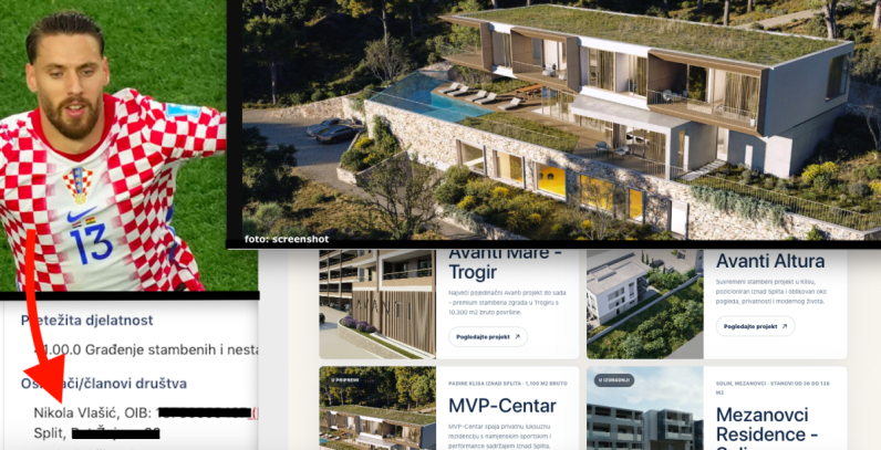 Tvrtka Vatrenog Nikole Vlašića gradi rezidencije diljem Dalmacije, sjedište joj je u kliškom Beverly Hillsu, a ortak mu je brat 
