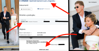 Kristijanu Jakiću nakon vjenčanja kazneni sud u Zagrebu objavio službeni dopis, traže da naš Vatreni plati kaznu inače mu prijeti ovrha