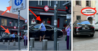 Gazda 'Magazinske kleti' vozi pješačkom zonom najskuplji Mercedes i parkira po cijeli dan kod svog lokala, svi se pitaju je li mu Tomašević dao papire?
