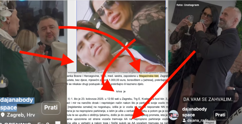 Protjerana napadačica na vozača ZG tramvaja radila u Magazinskoj kleti, gazda Mario Rajić bio joj je gost sa zvijezdom Nove TV i Cigijem, rođendan joj čestitao Halid
