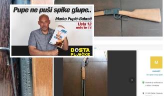 Privedeni zadarski političar Pupić-Bakrač prije pet dana prodavao arsenal oružja preko Njuškala