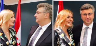 Premijer Plenković u Londonu grli suprugu vlasnika Cuspisa kojem je Beroš dao milijune za Cijepise