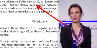 Dalija Orešković ulovljena u šlamperaju i odvjetničkom neznanju