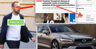 PINOKIO Tomašević izjavio: 'Nemam ni auto' pa prijavio Volvo V60 u imovinskoj  kartici